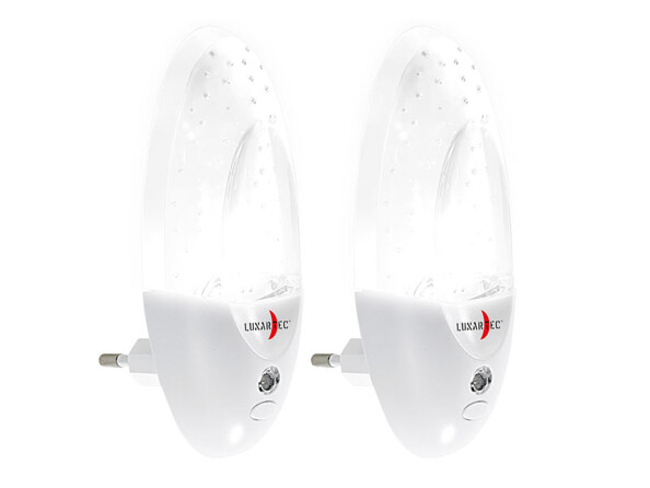 2 veilleuses à couleur changeante et détecteur de lumière ''Arc-en-Ciel''