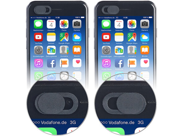 Protégez votre vie privée ! Collez simplement le cache sur votre webcam pour être sûr d'être tranquille lorsque vous ne l'utilisez pas