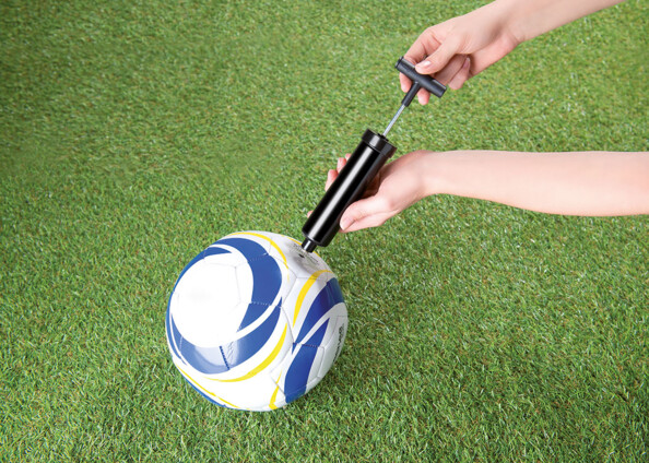 3 pompes pour ballon avec aiguille remplaçable, 19 cm