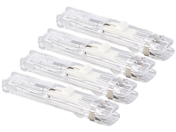 4 agrafeuses pour pinces à clipser Maxi Pinces