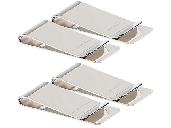 4 pinces à billets en acier inoxydable