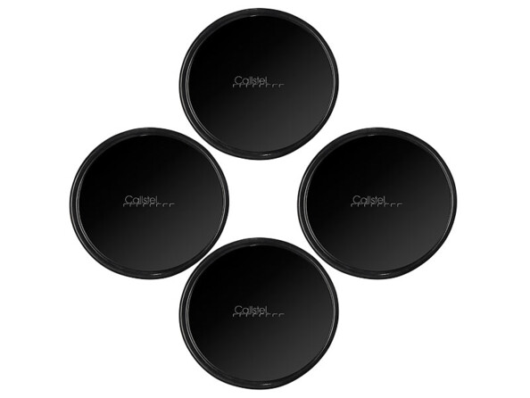 4 supports avec patchs en gel auto-adhérent pour smartphone