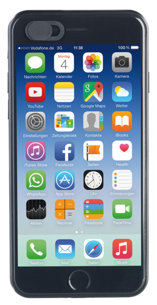 Caches coulissants pour Webcam et APN exemple