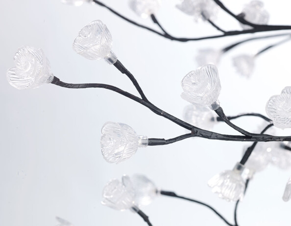Arbre à LED, 180 cm avec 336 fleures lumineuses multicolores - IP44