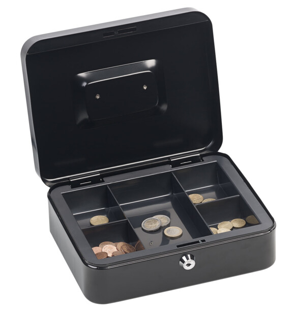 Caisse à monnaie en acier - 25 cm