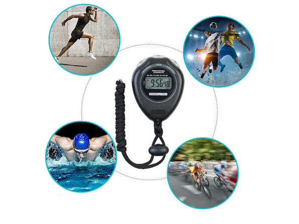 Chronomètre Pearl au design classique avec photos de sport