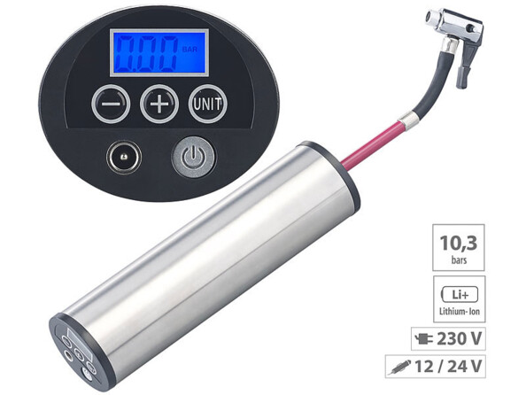 Compresseur d'air portatif avec batterie (Reconditionné)