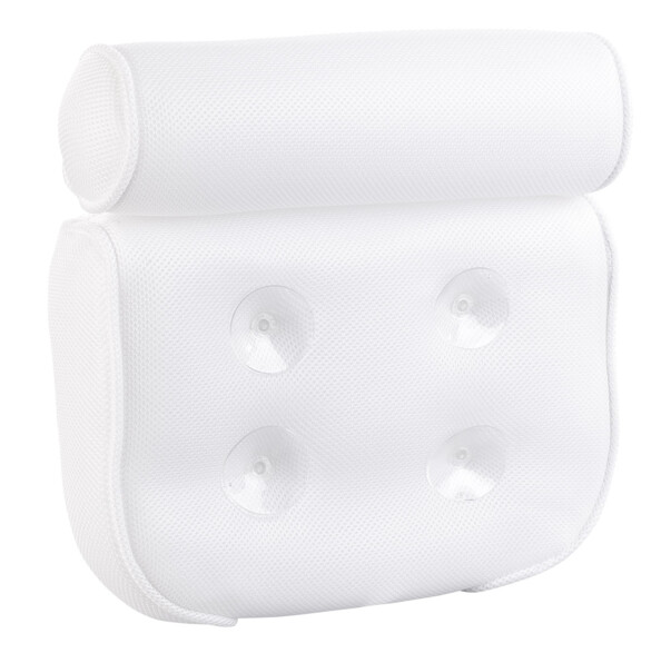 Coussin de baignoire avec surface en maille et ventouses