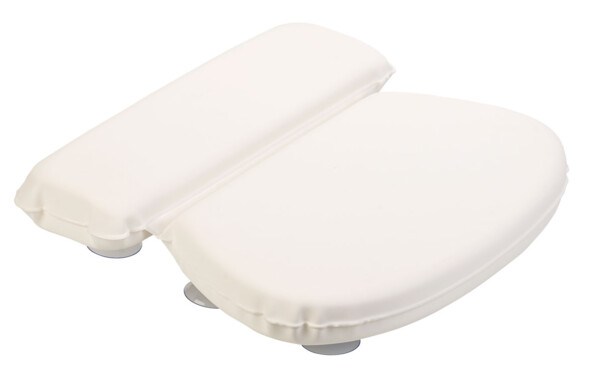 Coussin de baignoire avec surface lisse et ventouses