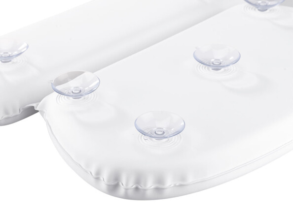 Coussin de baignoire avec surface lisse et ventouses