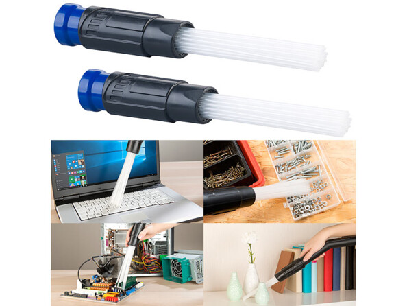 2 embouts d'aspirateur universels avec 30 tuyaux d'aspiration