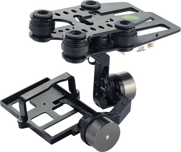 Fixation pro télécommandée G-2D pour caméra sport sur drone QR X350.Pro