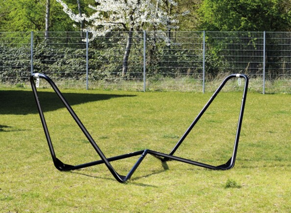 Hamac confort matelassé avec cadre en métal