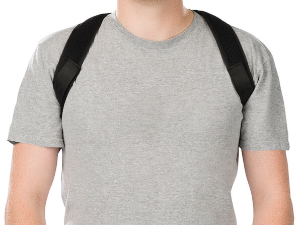 Harnais correcteur de posture dorsale vue sur la partie avant