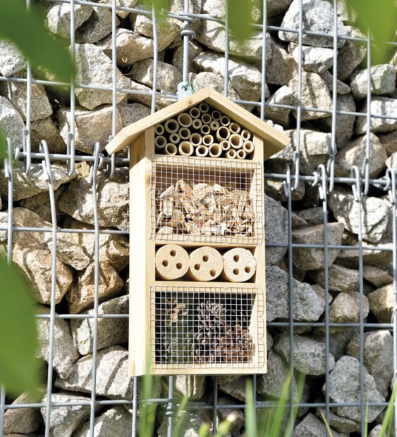 Hôtel à insectes pour jardin, cour, balcon ou terrasse - Grand