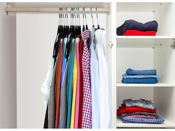 Cintres antidérapants extra-plats mise en situation