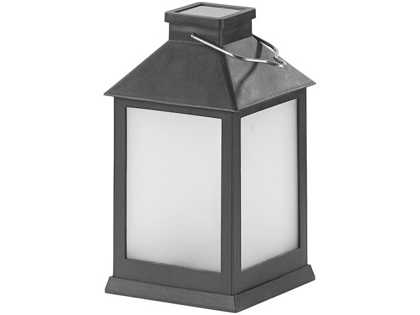 2 lanternes de jardin solaires à 12 LED effet flamme