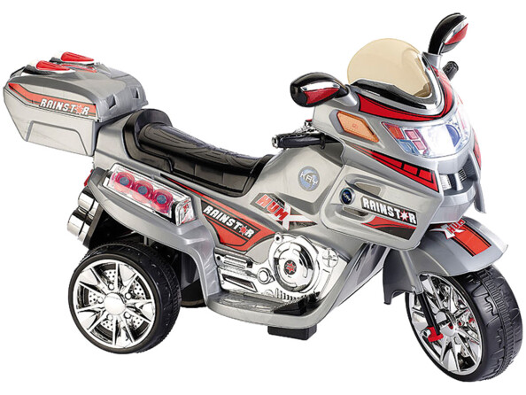 jouet moto electrique pour enfant avec petite fille