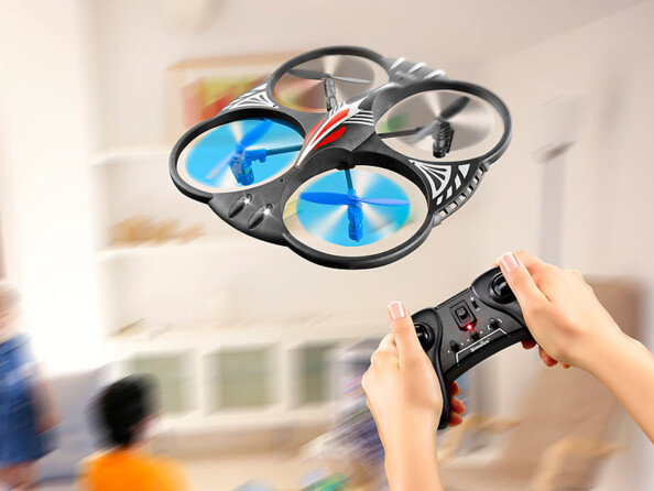 Quadricoptère 4 canaux ''GH-4L'' avec retournement à 360°