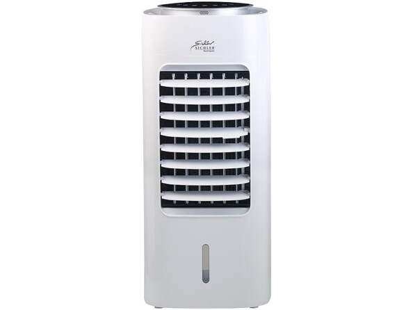 Rafraîchisseur d'air 65 W avec humidificateur, ioniseur et minuteur LW-470. Ioniseur pour un air sans odeurs, germes, bactéries, etc.
