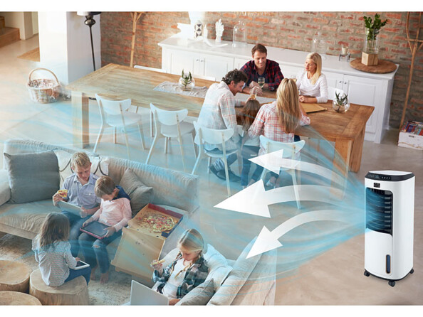 Rafraîchisseur d'air LW-600. Mise en situation.