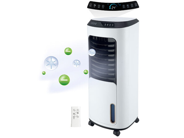 Rafraîchisseur d'air à évaporation 10 L / 200 W LW-600 Sichler Exclusive. Filtre la poussière et les impuretés de l'air