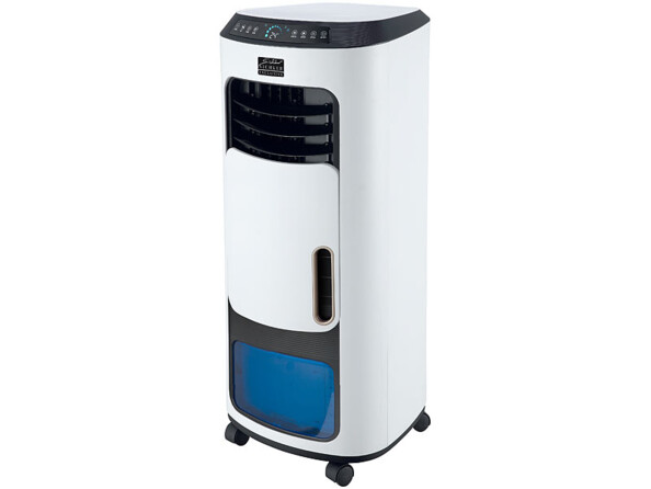 Rafraîchisseur d'air LW-600. Élément Peltier pour plus de froid encore : refroidit l'eau jusqu'à 8°C