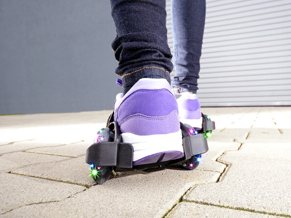 Roulettes clignotantes pour talons