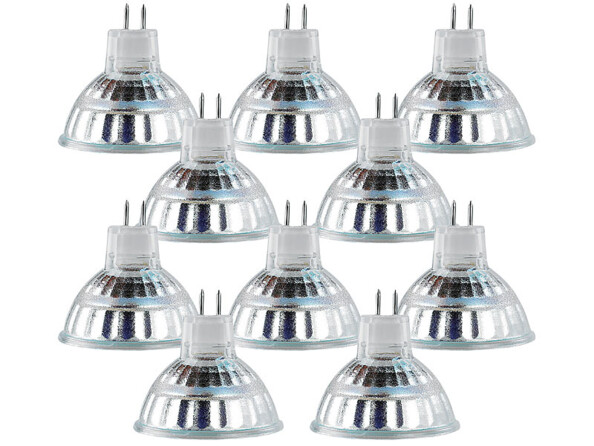 10 ampoules 24 LED SMD GU5.3 blanc neutre