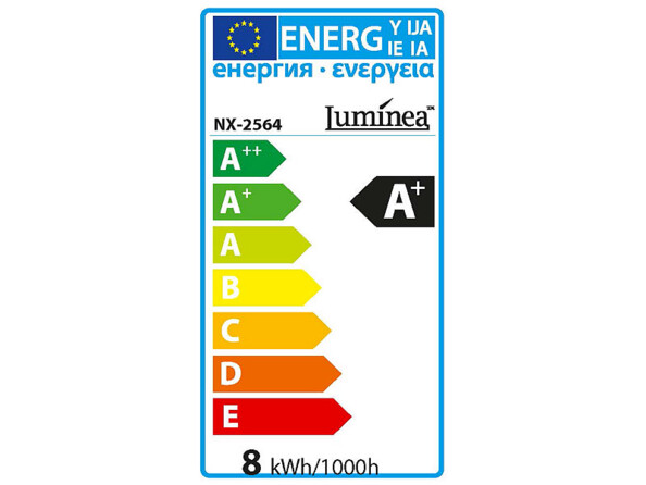 10 ampoules LED E27 avec réflecteur - 8 W - 600 lm - Blanc