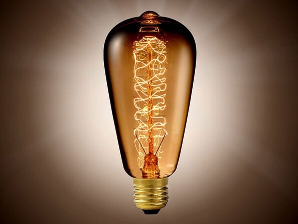 Ampoule à filament, look rétro XL - forme Cône