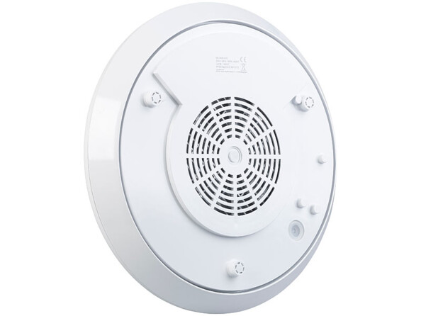 Arrière du plafonnier luminea avec grille d'aération et fixations pour montage mural ou au plafond