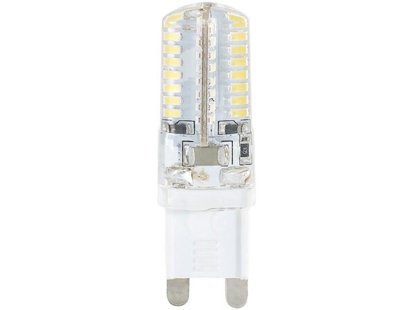 Mini ampoule LED G9 avec dôme silicone - 5 W - Blanc