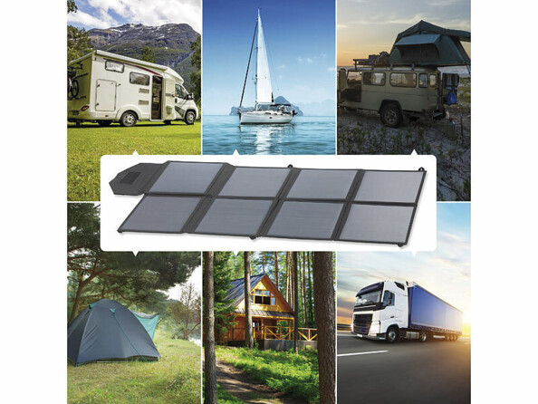 Panneau solaire mobile pliable 100w