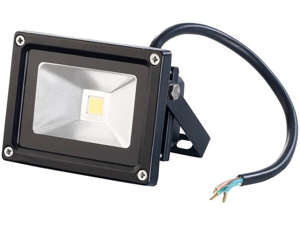 Projecteur à LED 10 W résistant aux intempéries - Blanc