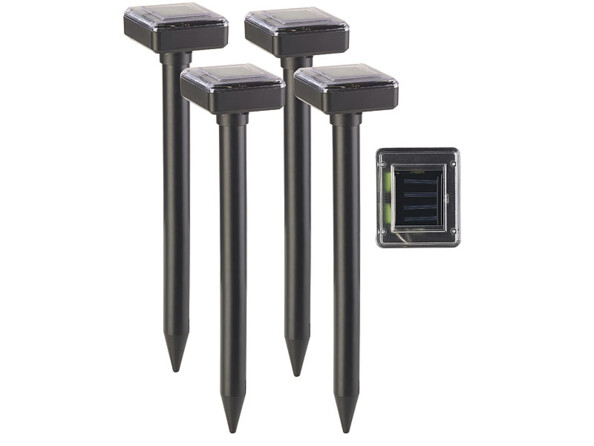 4 dispositifs anti-taupe solaires 400 Hz Royal Gardineer