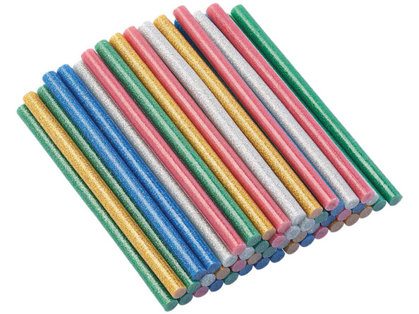 Bâtonnets de couleus brillantes pour pistolet à colle chaude pour une utilisation précise et rapide pour réparer ou décorer