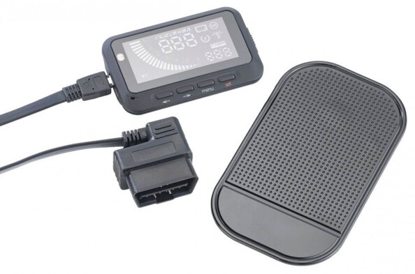 Afficheur tête haute 2,4'' HUD-24C pour véhicules avec OBD-II