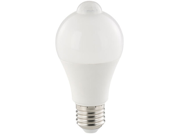 Ampoule LED 12W Capteur à infrarouges passifs (PIR) : portée jusqu'à 3 mètres, durée d'éclairage : 30 secondes
