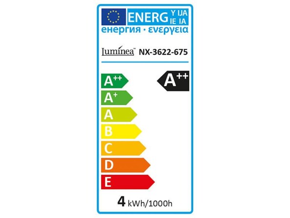 Ampoule Poire LED à filament A++, E27, 4 W, 420 lm, 360°, Blanc Chaud