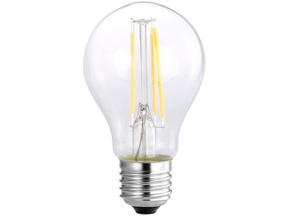 Ampoule Poire LED à filament A++, E27, 7,5 W, 810 lm, 360°, Blanc