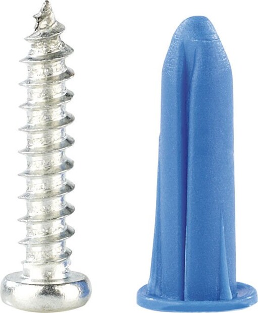 Assortiment de vis et chevilles avec mèche carbure, 201 pièces