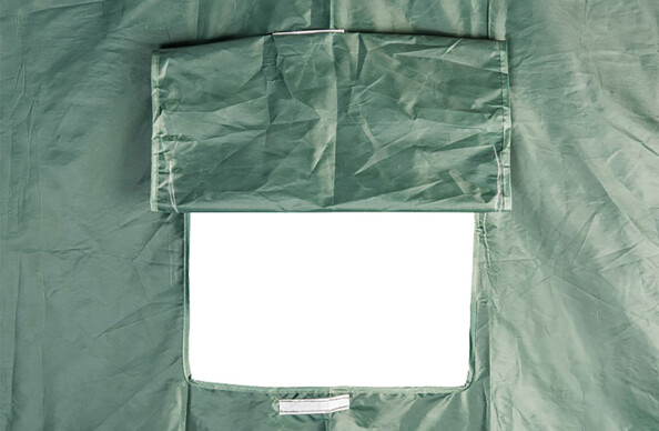 Bâche latérale avec porte pour pavillon de jardin Falon - Avec fenêtre