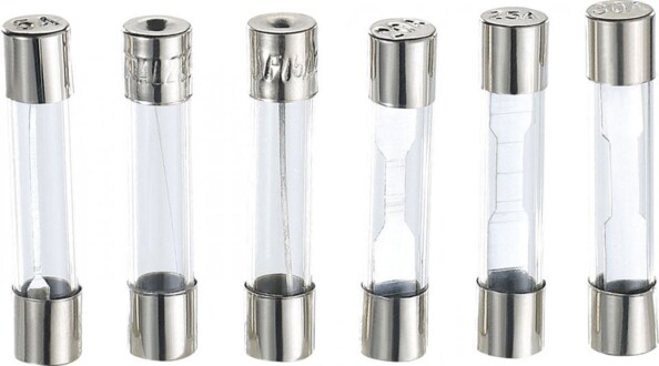 Fusibles en verre 5 A à 30 A - 48 pièces