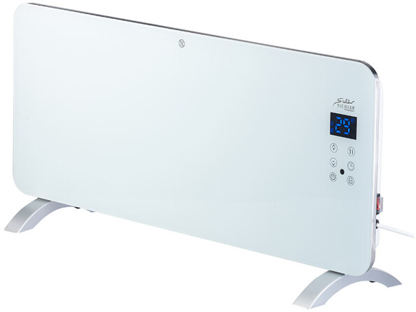 Chauffage à convection connecté 2000 W EHZ-2100. Minuteur d'arrêt pour jusqu'à 24 h de fonctionnement