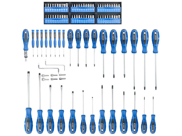 Coffret de vissage 101 pièces avec tournevis et embouts AGT