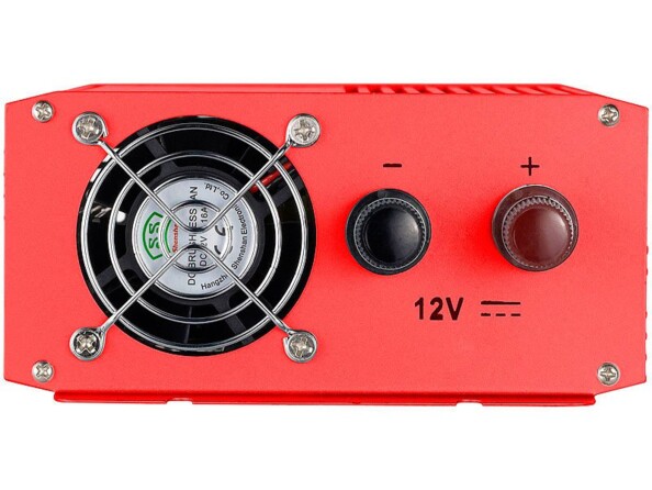 Convertisseur 12 V vers 220 V vue arriere