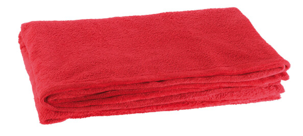couverture en microfibre rouge 200 cm en polyester wilson gabor