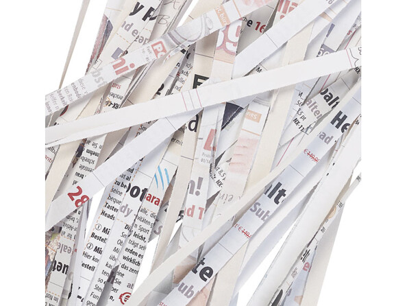 Papier déchiqueté par le destructeur de document A4 General Office