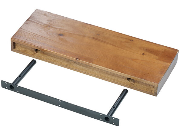 Système de fixation de l'étagère murale avec tiroir secret Carlo Milano.